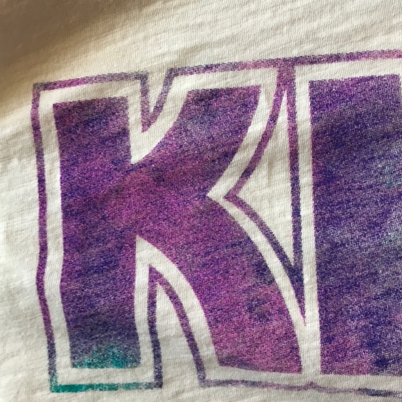 NEW Graphic KISS burnout tie dye letter tank top - Picture 6 of 7